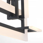 QN-INIZIO-LP-S-BK Inizio LED Linear Pendant Small Matte Black