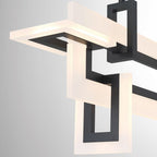 QN-INIZIO-LP-S-BK Inizio LED Linear Pendant Small Matte Black