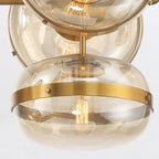 QN-NOTTINGHAM-10LP-AB Nottingham 10 Light Linear Pendant Antique Brass
