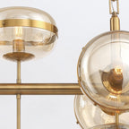 QN-NOTTINGHAM-10LP-AB Nottingham 10 Light Linear Pendant Antique Brass