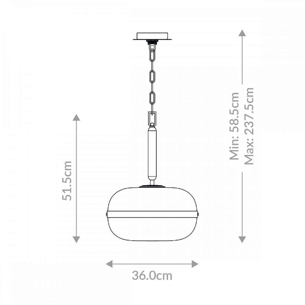QN-NOTTINGHAM-1P-AB Nottingham 1 Light Pendant Antique Brass