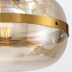 QN-NOTTINGHAM-1P-AB Nottingham 1 Light Pendant Antique Brass