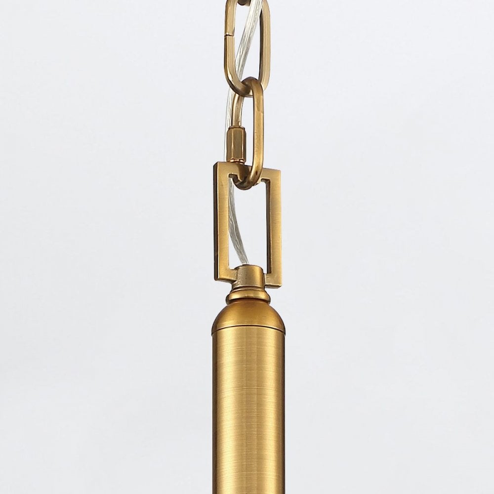 QN-NOTTINGHAM-1P-AB Nottingham 1 Light Pendant Antique Brass