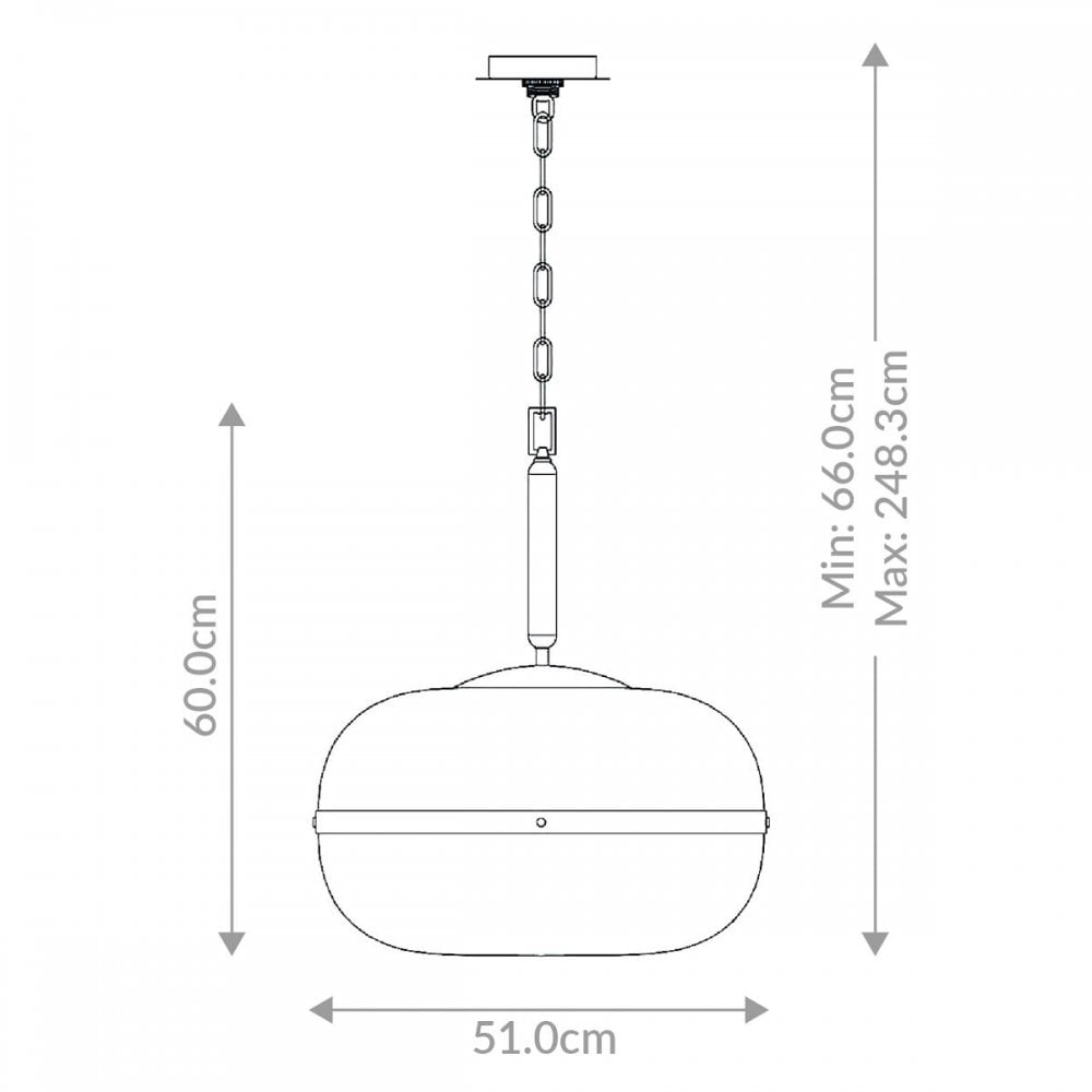 QN-NOTTINGHAM-3P-AB Nottingham 3 Light Pendant Antique Brass