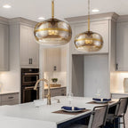 QN-NOTTINGHAM-3P-AB Nottingham 3 Light Pendant Antique Brass