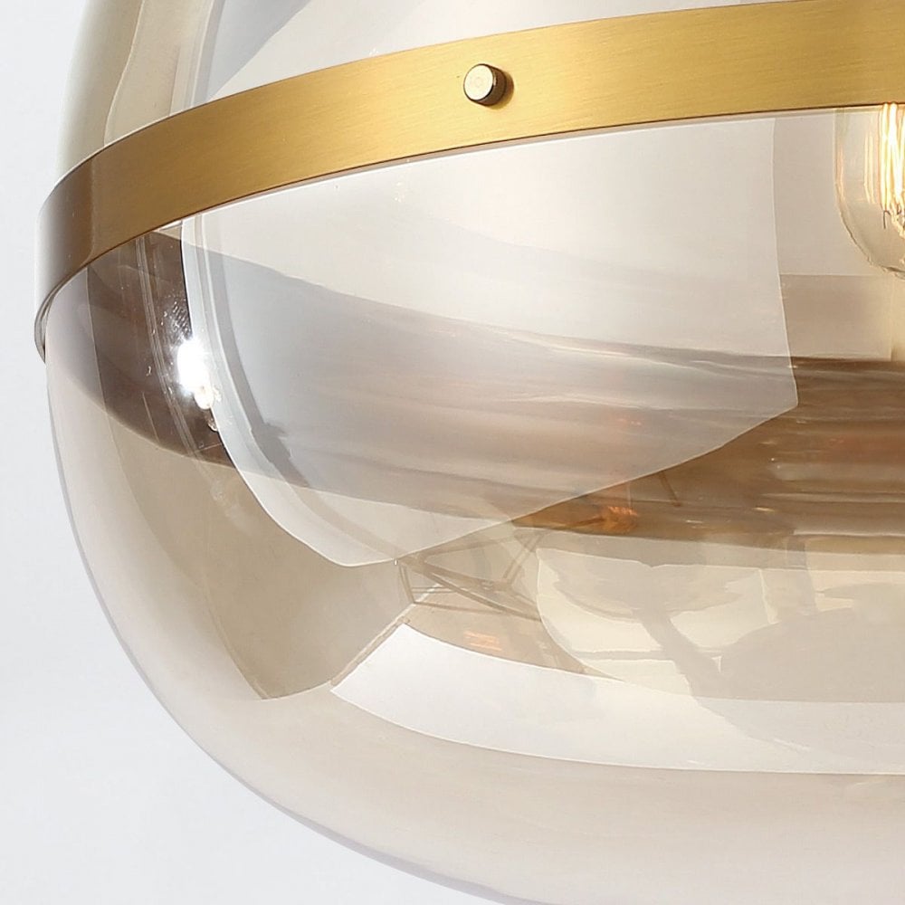 QN-NOTTINGHAM-3P-AB Nottingham 3 Light Pendant Antique Brass