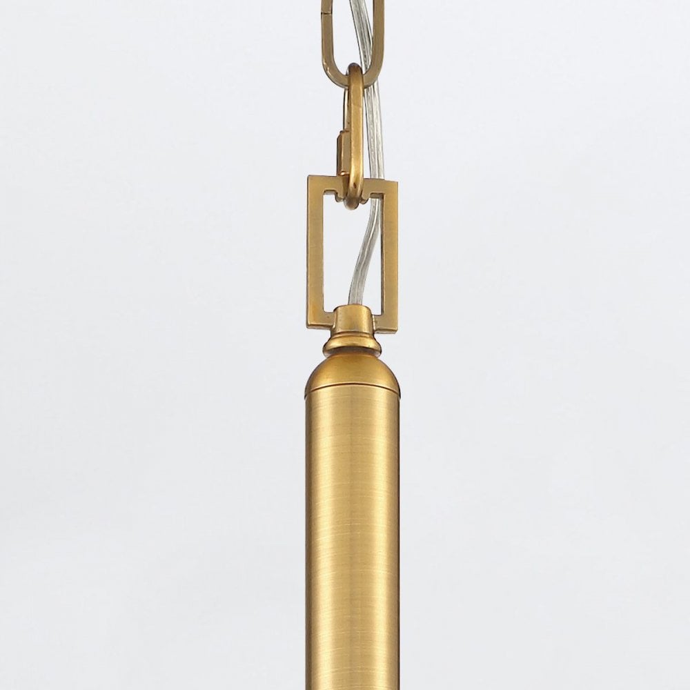 QN-NOTTINGHAM-3P-AB Nottingham 3 Light Pendant Antique Brass