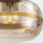QN-NOTTINGHAM-3P-AB Nottingham 3 Light Pendant Antique Brass