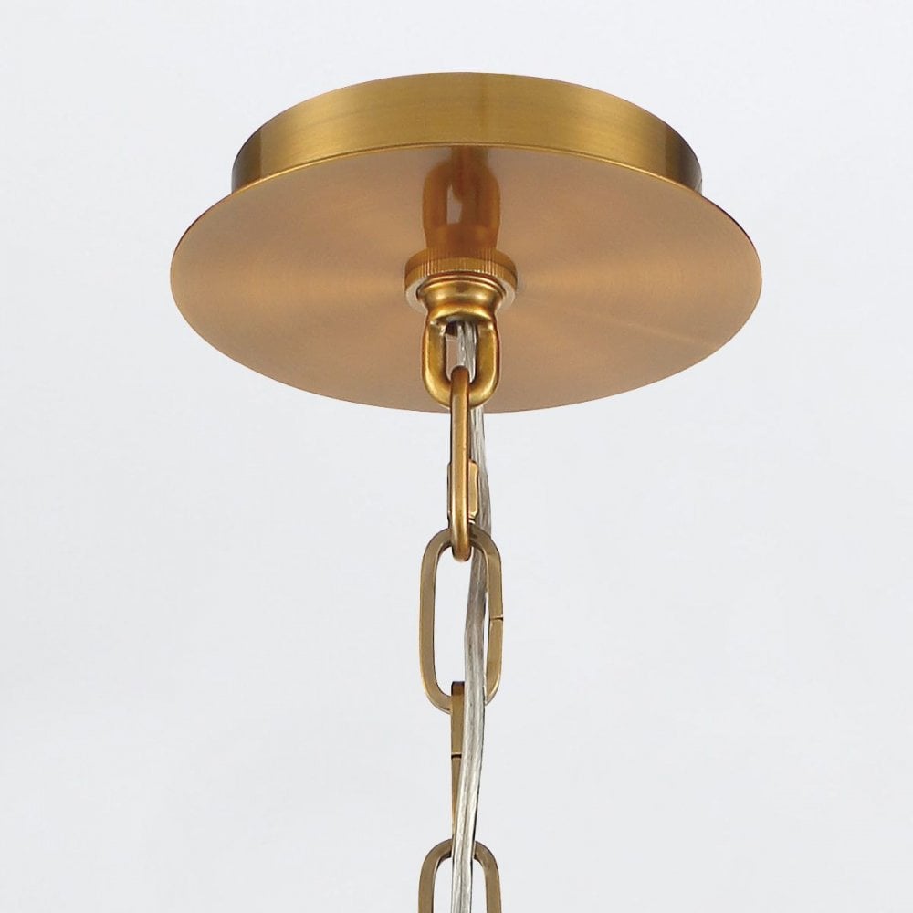QN-NOTTINGHAM-3P-AB Nottingham 3 Light Pendant Antique Brass