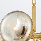 QN-NOTTINGHAM-5P-AB Nottingham 5 Light Pendant chandelier Antique Brass