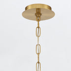 QN-NOTTINGHAM-5P-AB Nottingham 5 Light Pendant chandelier Antique Brass