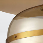 QN-NOTTINGHAM-F-L-AB Nottingham 3 Light Ceiling Flush Large Antique Brass