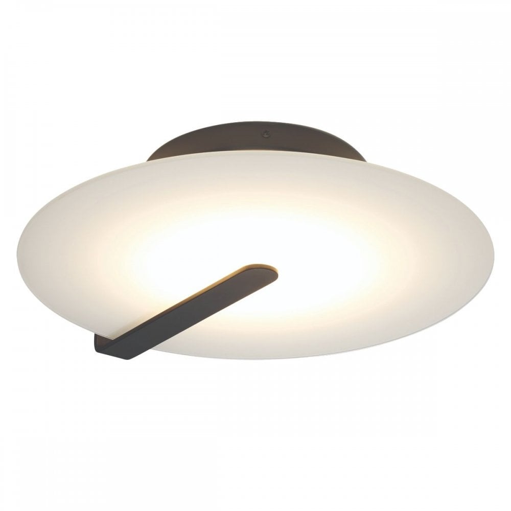 QN-NUVOLA-F-M-BK Nuvola LED Medium Ceiling / Wall Light Matte Black