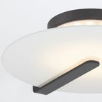 QN-NUVOLA-F-M-BK Nuvola LED Medium Ceiling / Wall Light Matte Black