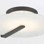 QN-NUVOLA-F-M-BK Nuvola LED Medium Ceiling / Wall Light Matte Black
