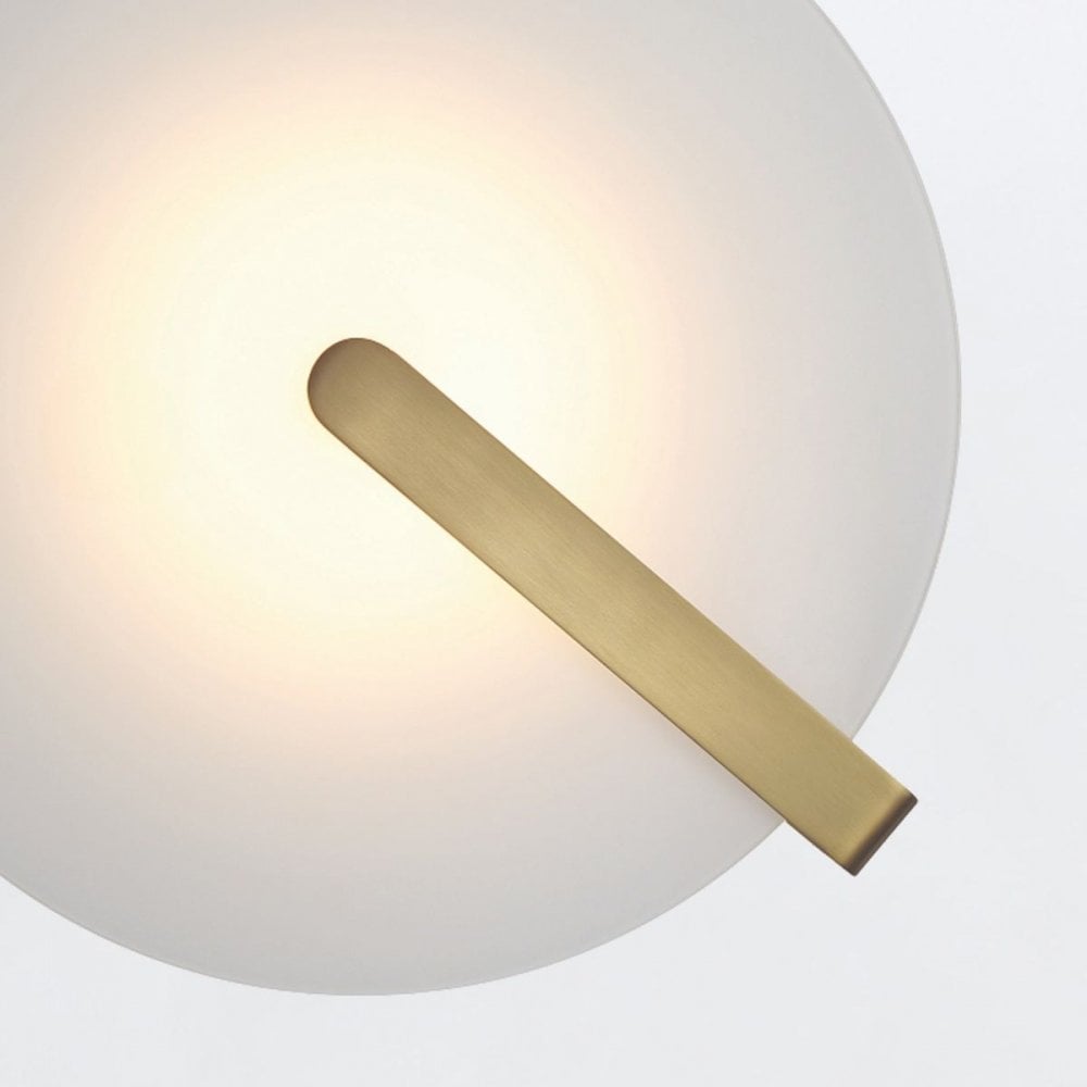QN-NUVOLA-F-S-BG Nuvola LED Small Ceiling / Wall Light Brushed Gold