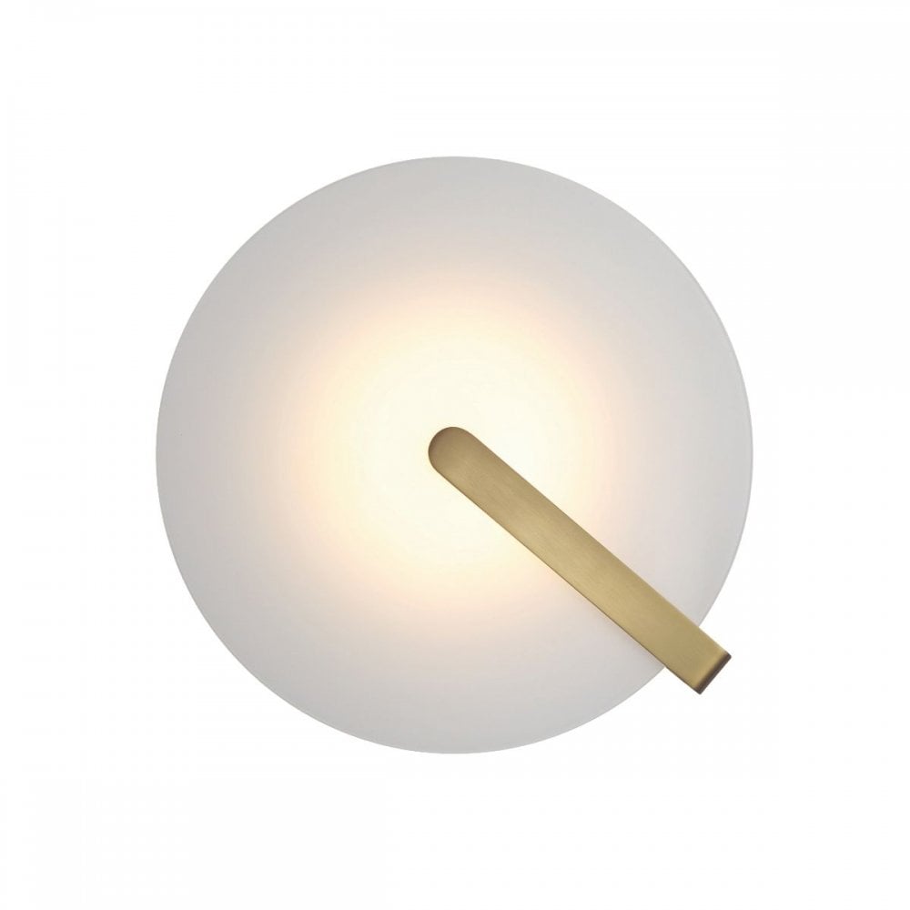 QN-NUVOLA-F-S-BG Nuvola LED Small Ceiling / Wall Light Brushed Gold