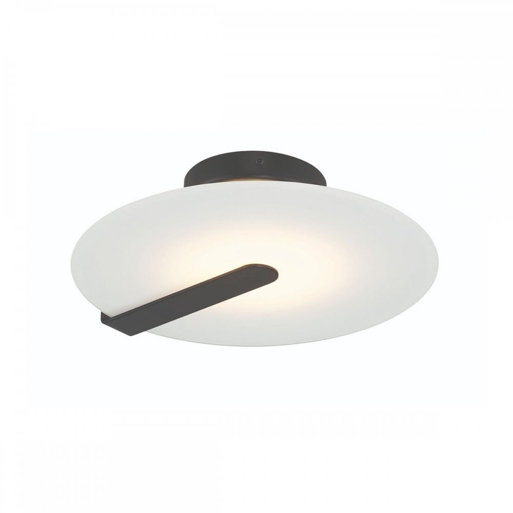 QN-NUVOLA-F-S-BK Nuvola LED Small Ceiling / Wall Light Matte Black
