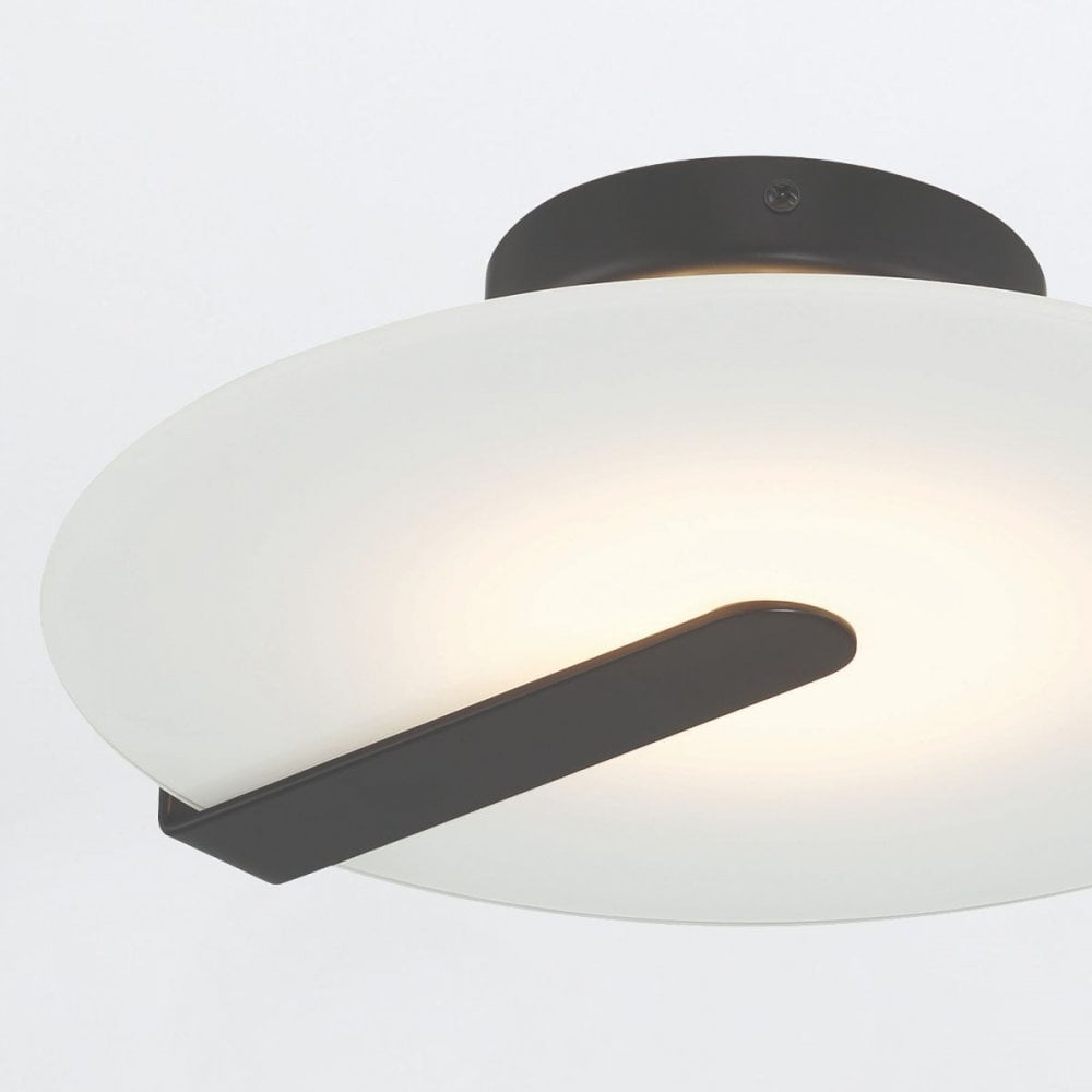 QN-NUVOLA-F-S-BK Nuvola LED Small Ceiling / Wall Light Matte Black