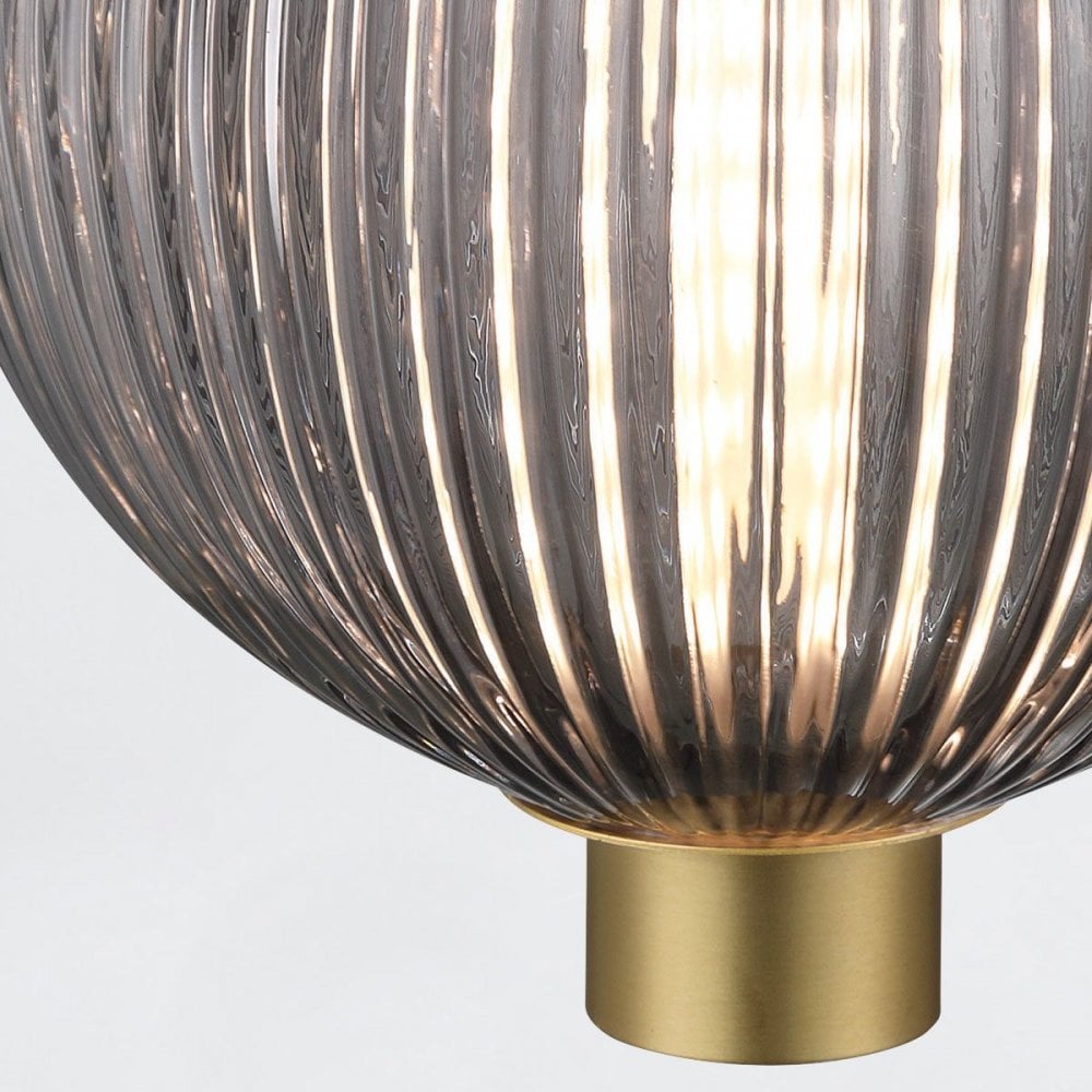 QN-PALMAS-1MP-BG Palmas 1 Light LED Mini Pendant Brushed Gold