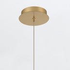 QN-PALMAS-1MP-BG Palmas 1 Light LED Mini Pendant Brushed Gold