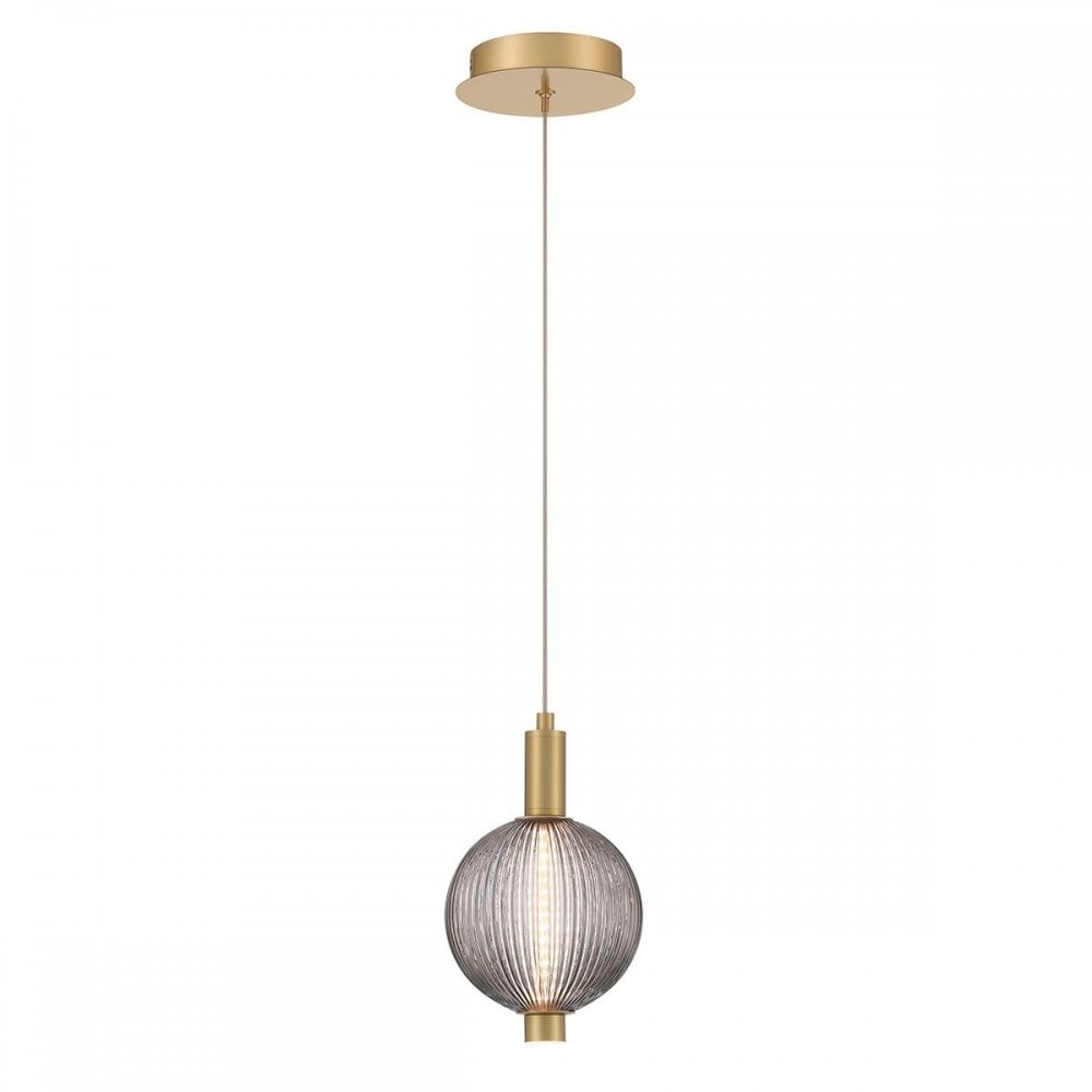 QN-PALMAS-1MP-BG Palmas 1 Light LED Mini Pendant Brushed Gold
