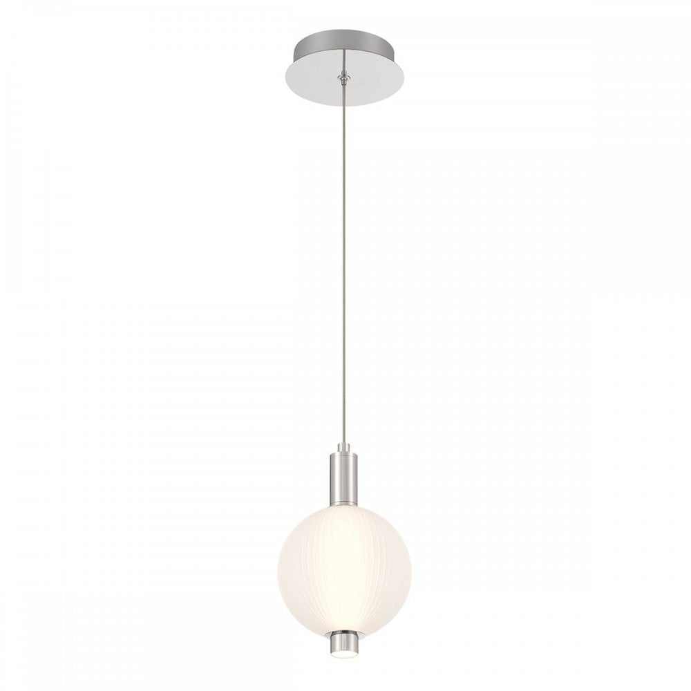QN-PALMAS-1MP-PN Palmas 1 Light LED Mini Pendant Polished Nickel