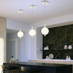 QN-PALMAS-1MP-PN Palmas 1 Light LED Mini Pendant Polished Nickel