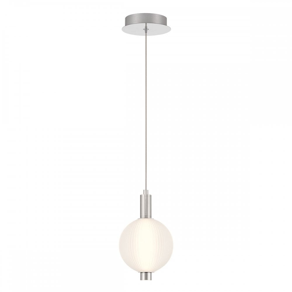 QN-PALMAS-1MP-PN Palmas 1 Light LED Mini Pendant Polished Nickel