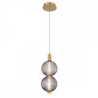 QN-PALMAS-2MP-BG Palmas 2 Light LED Mini Pendant Brushed Gold
