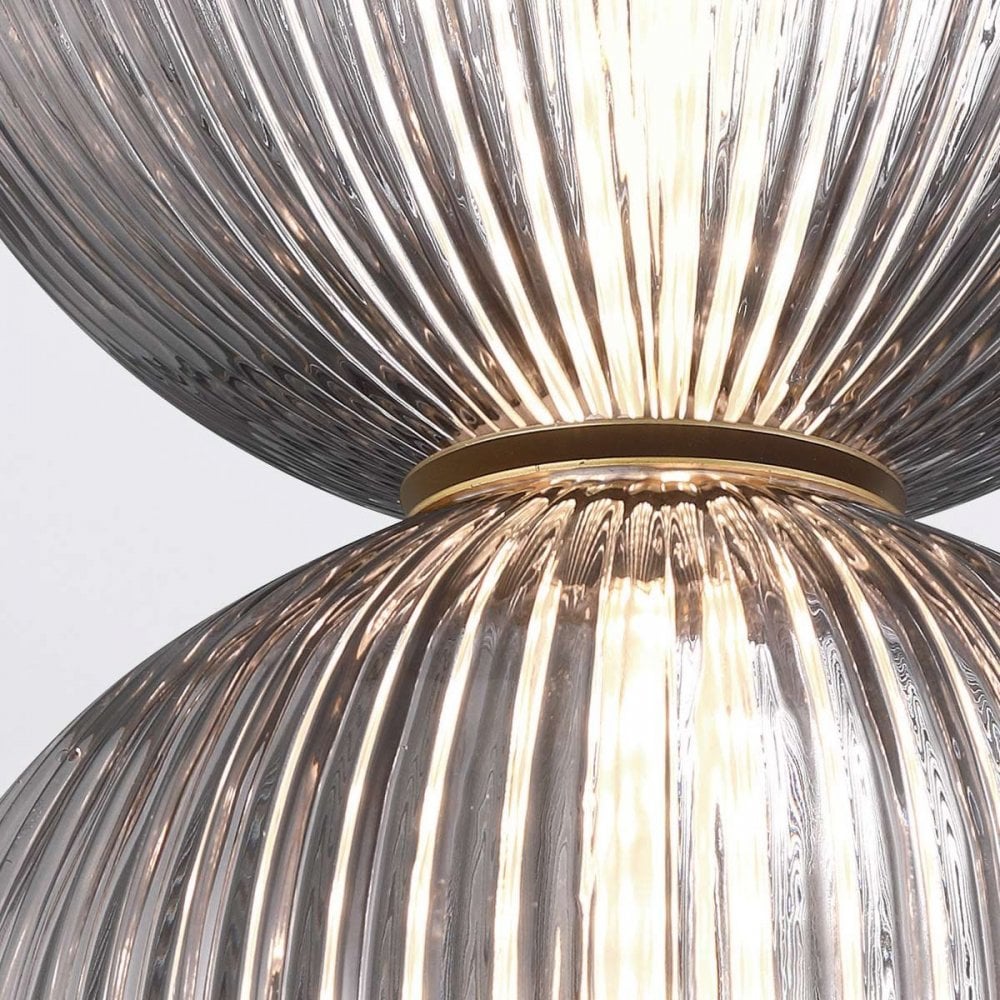 QN-PALMAS-2MP-BG Palmas 2 Light LED Mini Pendant Brushed Gold