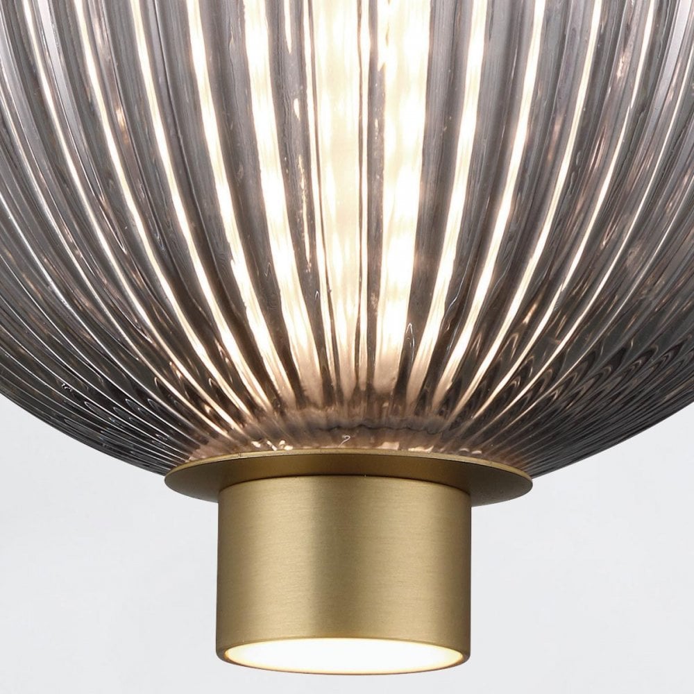 QN-PALMAS-2MP-BG Palmas 2 Light LED Mini Pendant Brushed Gold
