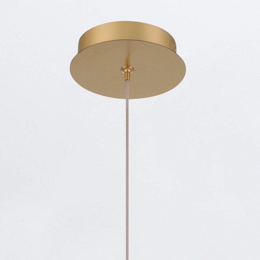 QN-PALMAS-2MP-BG Palmas 2 Light LED Mini Pendant Brushed Gold