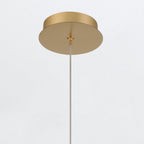 QN-PALMAS-2MP-BG Palmas 2 Light LED Mini Pendant Brushed Gold