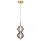 QN-PALMAS-2MP-BG Palmas 2 Light LED Mini Pendant Brushed Gold