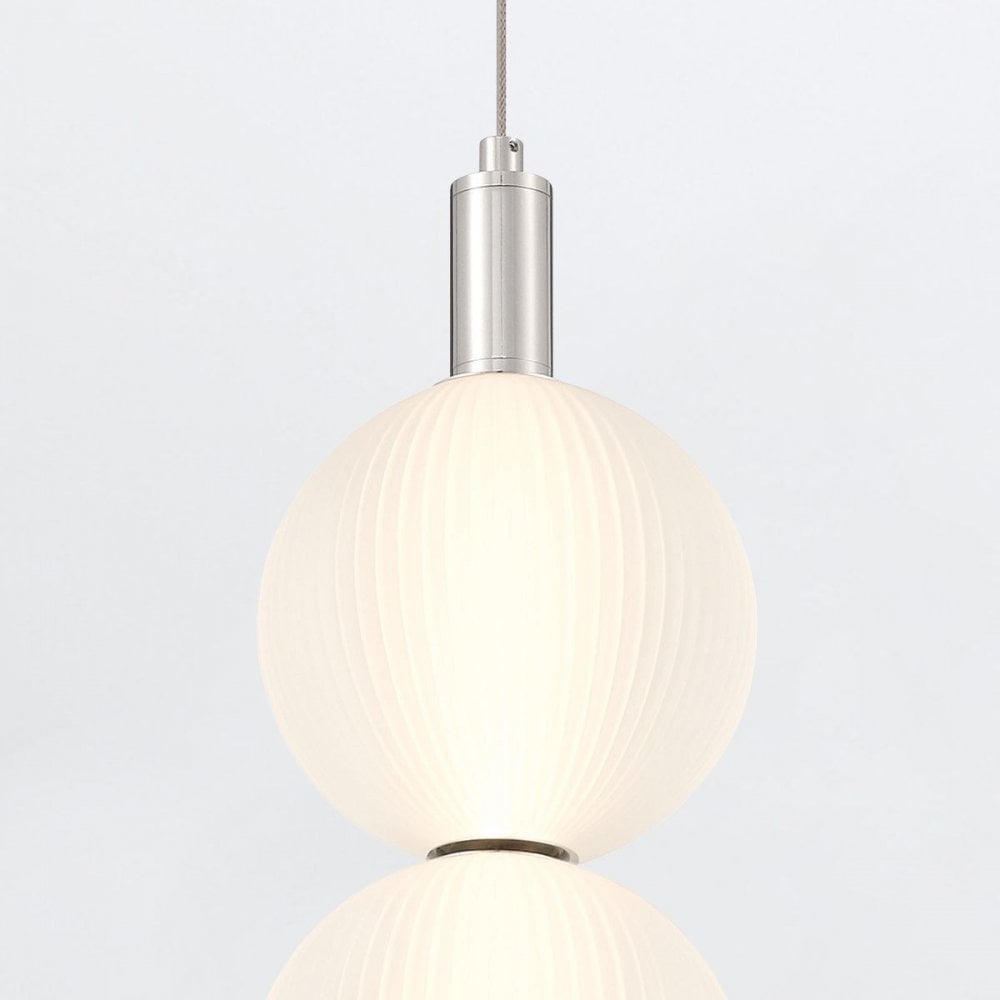QN-PALMAS-2MP-PN Palmas 2 Light LED Mini Pendant Polished Nickel