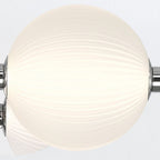 QN-PALMAS-2W-PN Palmas 2 Light LED Bathroom Wall Light Polished Nickel