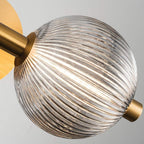 QN-PALMAS-3W-BG Palmas 3 Light LED Bathroom Wall Light Brushed Gold