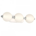 QN-PALMAS-3W-PN Palmas 3 Light LED Bathroom Wall Light Polished Nickel