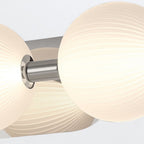 QN-PALMAS-3W-PN Palmas 3 Light LED Bathroom Wall Light Polished Nickel