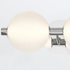 QN-PALMAS-3W-PN Palmas 3 Light LED Bathroom Wall Light Polished Nickel