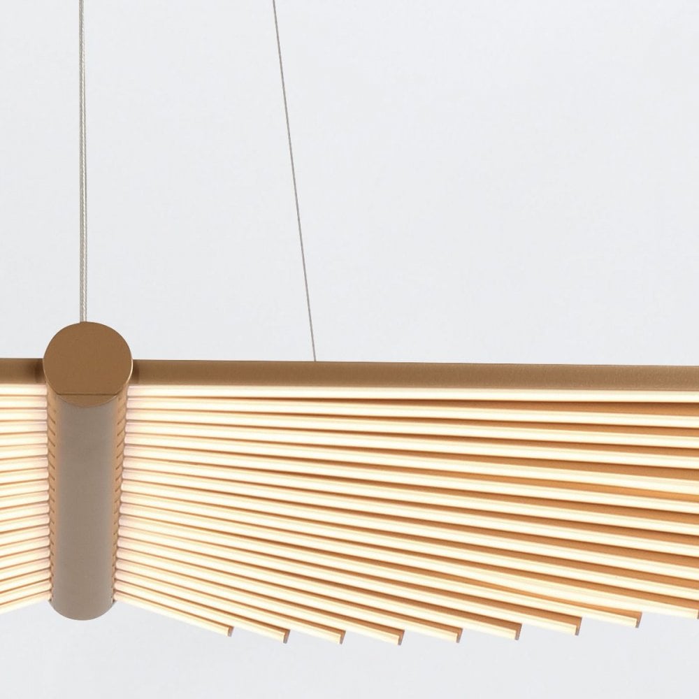 QN-SERAPH-LP-L-BG Seraph LED Chandelier Brushed Gold