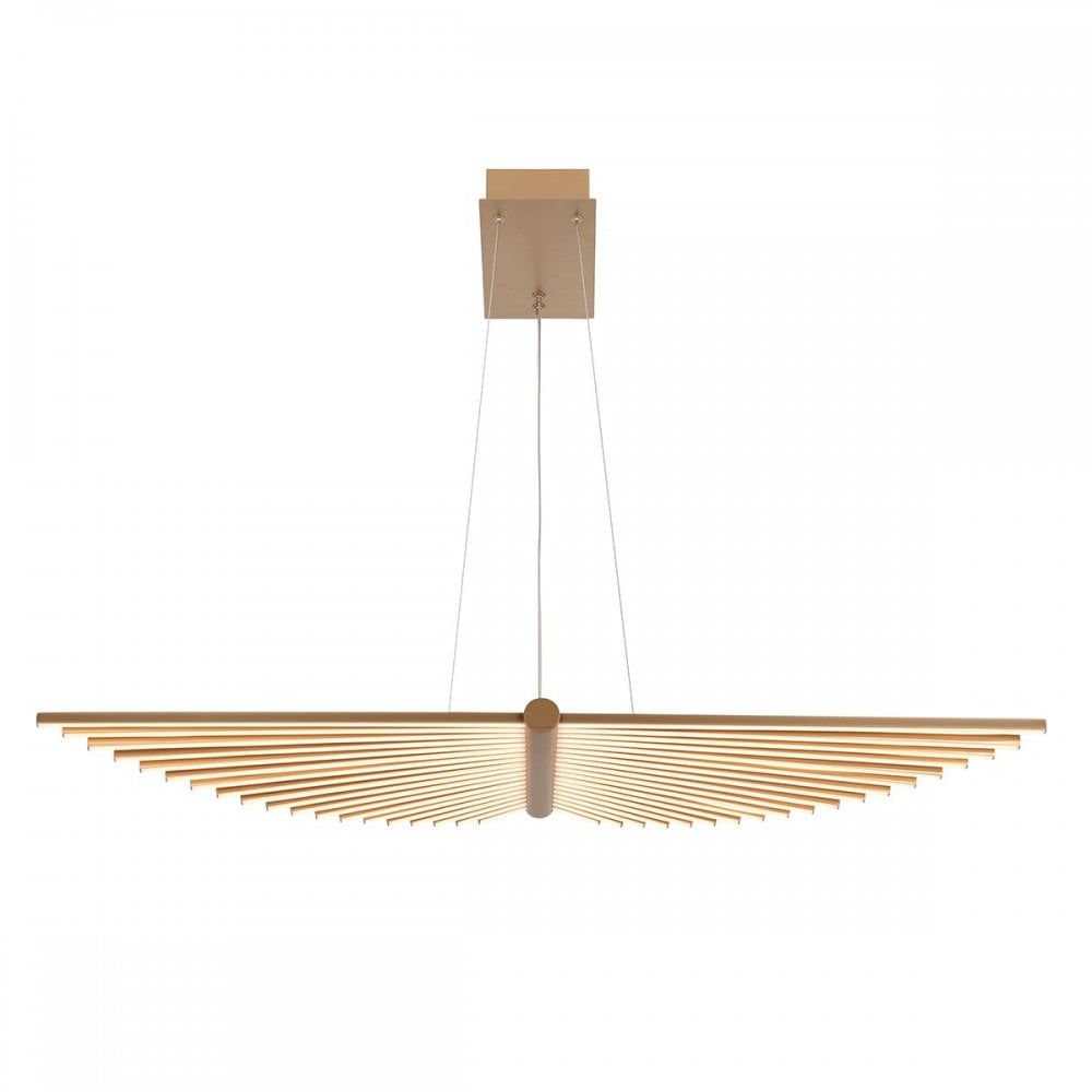 QN-SERAPH-LP-L-BG Seraph LED Chandelier Brushed Gold
