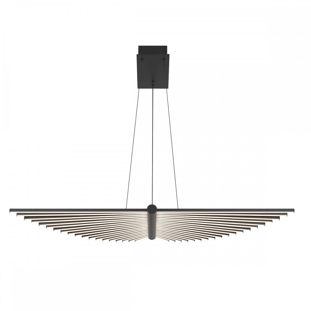 QN-SERAPH-LP-L-BLK Seraph LED Chandelier Matte Black