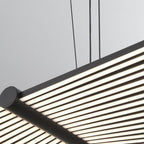 QN-SERAPH-LP-L-BLK Seraph LED Chandelier Matte Black