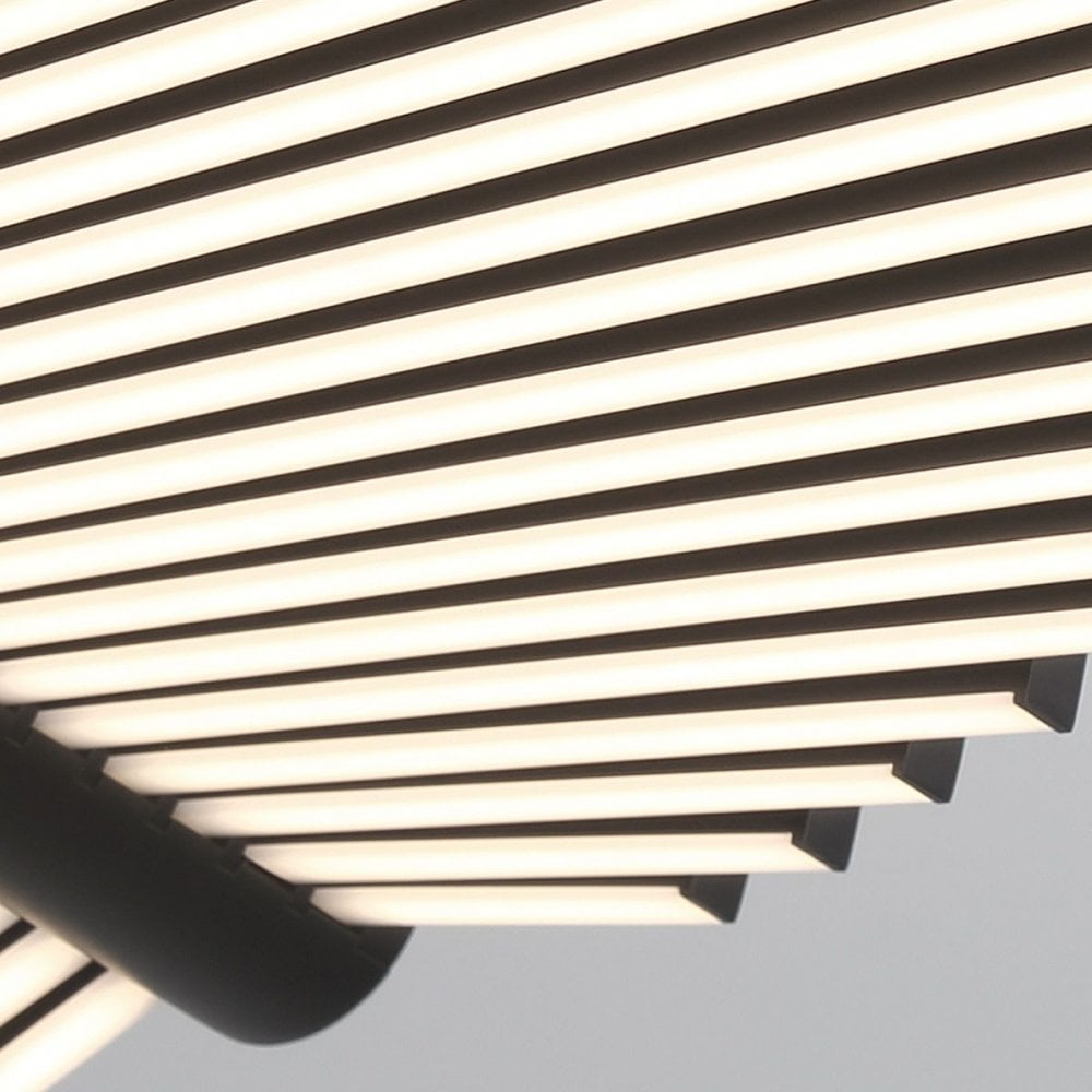 QN-SERAPH-LP-L-BLK Seraph LED Chandelier Matte Black