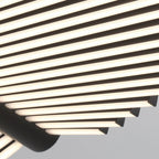 QN-SERAPH-LP-L-BLK Seraph LED Chandelier Matte Black