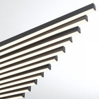 QN-SERAPH-LP-L-BLK Seraph LED Chandelier Matte Black