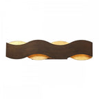 QN-VAUGHAN-1W-BRZ-GD Vaughan LED Wall Light Bronze and Brushed Gold