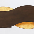 QN-VAUGHAN-1W-BRZ-GD Vaughan LED Wall Light Bronze and Brushed Gold